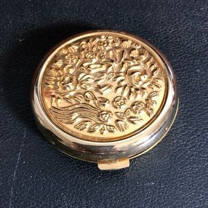 SOLD - Vintage Gold Double Mirror Compact